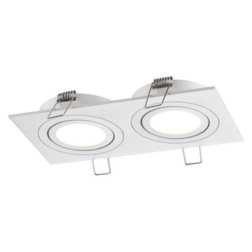 371021 WIR NT25 577 белый Светильник встраиваемый поворотный IP20 GU10 2*50W 220-240V MORUS