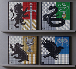 LEGO Art: Harry Potter Hogwarts Crests 31201 — Harry Potter Hogwarts Crest — Лего Арт Искусство