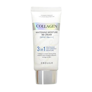 Enough BB-крем с морским коллагеном - Сollagen 3 in1 whitening moisture BB сream SPF47 PA+++, 50г