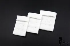 Набор крючки/петли, белый 001