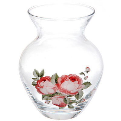 Ваза стеклянная 14,4см «Розочка» D43206/01