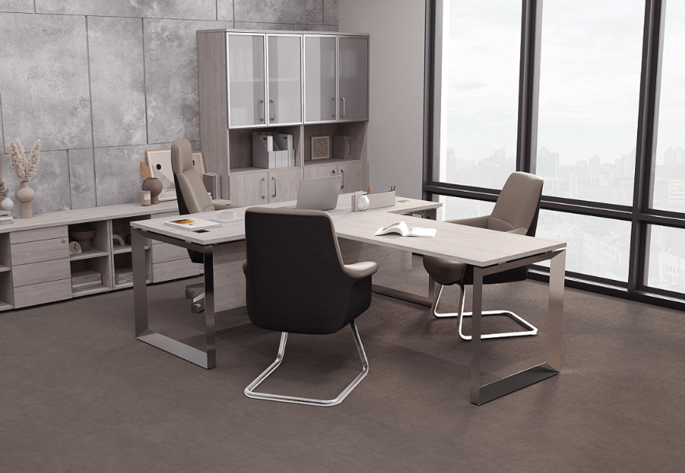 Стол переговорный на металлическом каркасе Onix Direct Lux ( Оникс Директ Люкс )