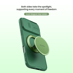 Магнитная подставка держатель для смартфона (коричневый цвет) от Nillkin, серия Dual-Magnet Grip Holder
