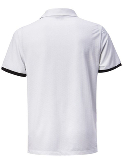 Мужское теннисное поло Lotto Top Ten III Polo PL - bright white/all bla