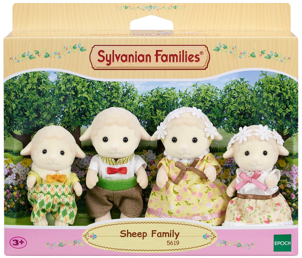 Набор Sylvanian Families «Семья овечек» 5619 — 4 фигурки