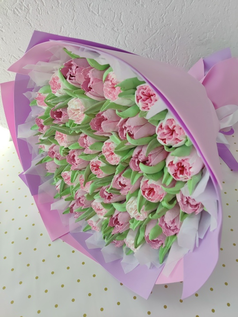 Букет "Махровые тюльпаны" XL