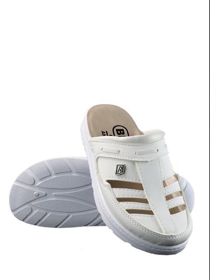 502 | "Ivan leto" Мужские тапочки-сабо (белый)