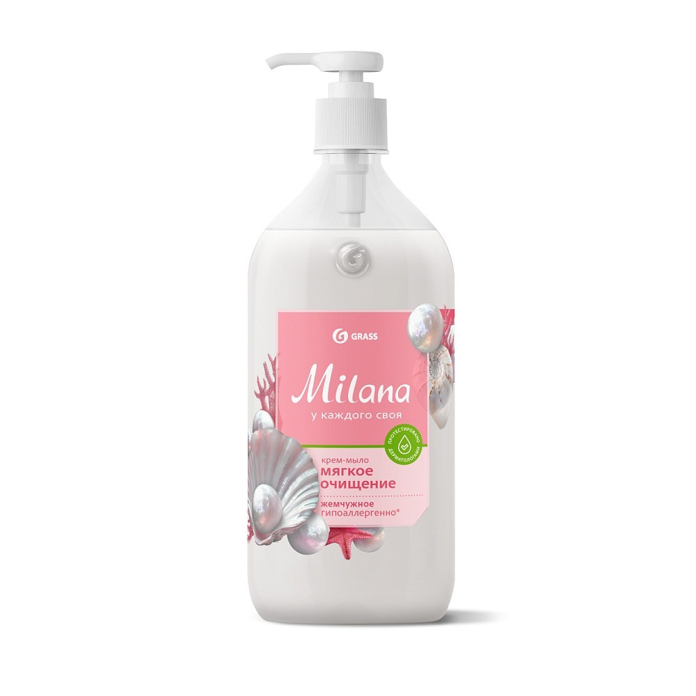 Крем-мыло жидкое увлажняющее "Milana" жемчужное 500 мл