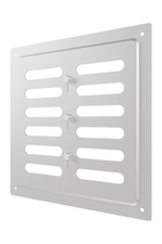 Решетка вентиляционная MER регулируемая 200х200 оцинк.сталь ERA