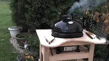 Керамический угольный гриль Primo Oval 200 Junior, 34х47 см