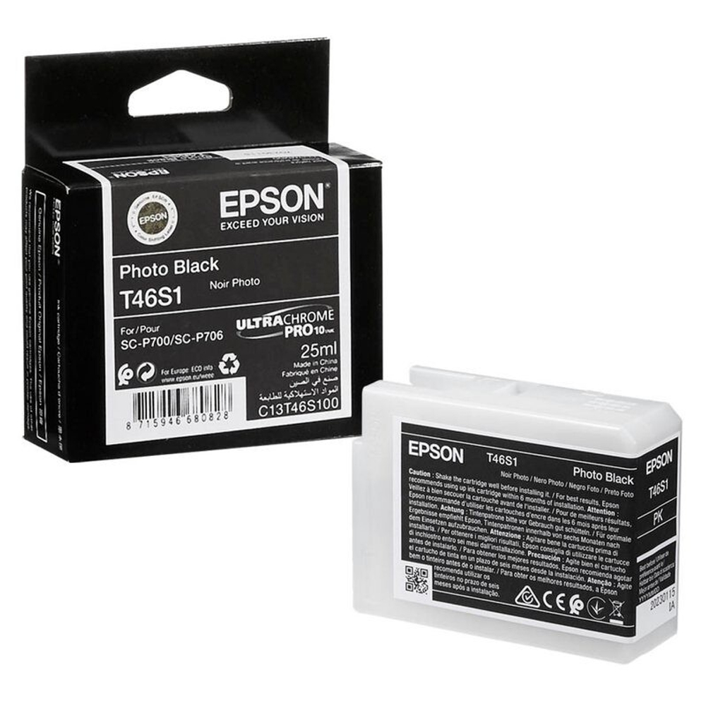 Картридж EPSON T46S черный фото для SC-P700