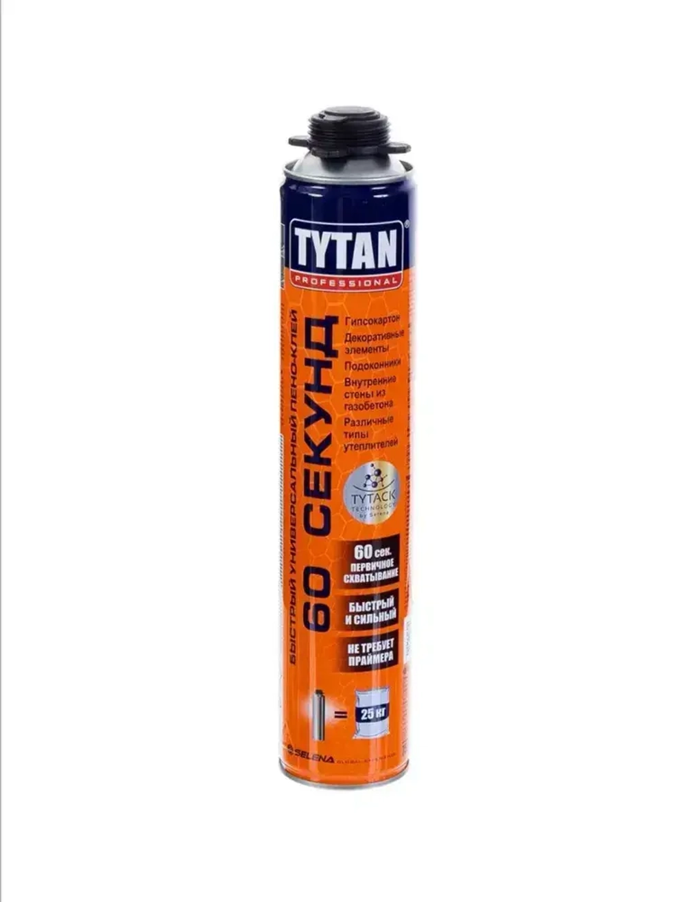 Tytan 60 секунд , Клей-пена профессиональная Tytan Professional 60 Секунд 750 мл.,1шт