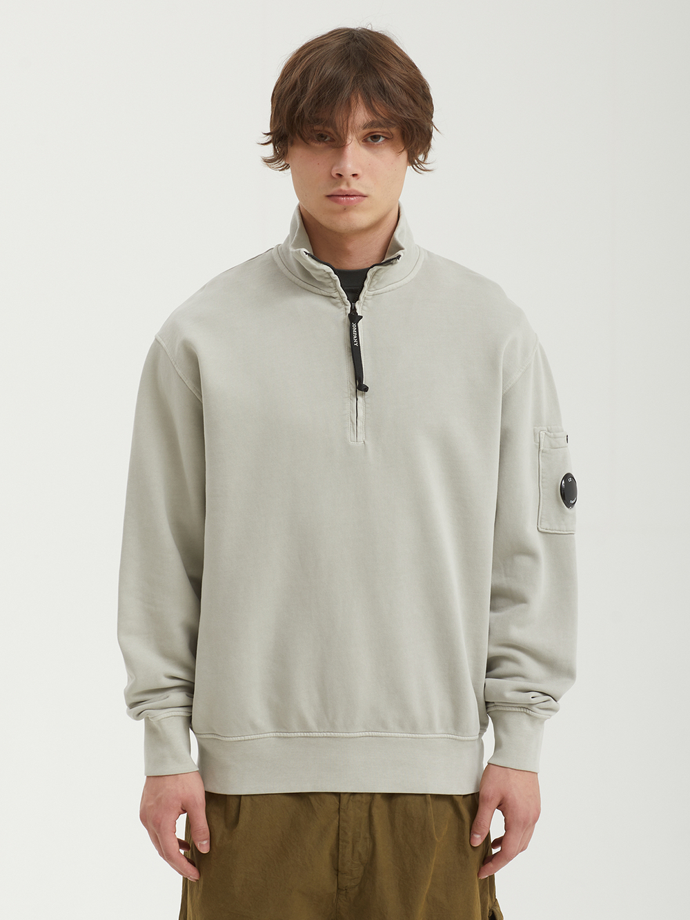 Мужская Толстовка In Brushed Emerized Diagonal Fleece