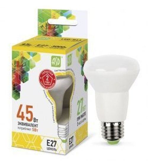 Лампа светодиодная рефлекторная 5Вт Е27 3000К ASD  РАСПРОДАЖА