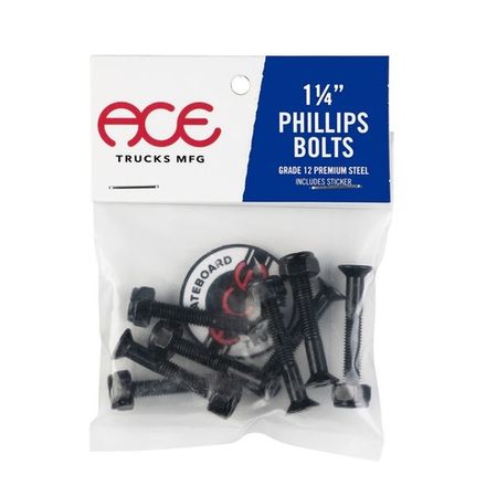 Винты для скейтборда Ace Trucks Bolts Phillips 1 1/4"