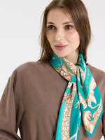Платок «Казань Драгоценная» изумрудный