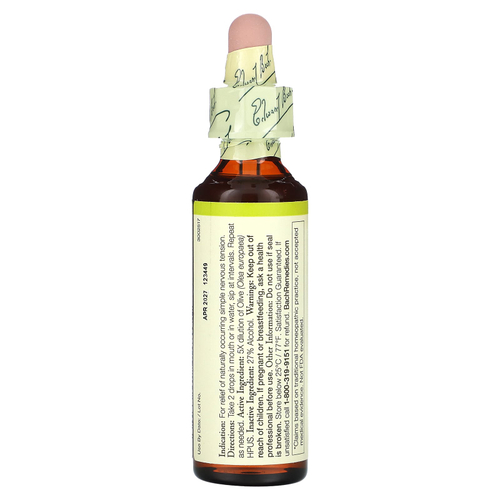 Bach, Original Flower Remedies, с оливковым маслом, 20 мл (0,7 жидк. унц.)