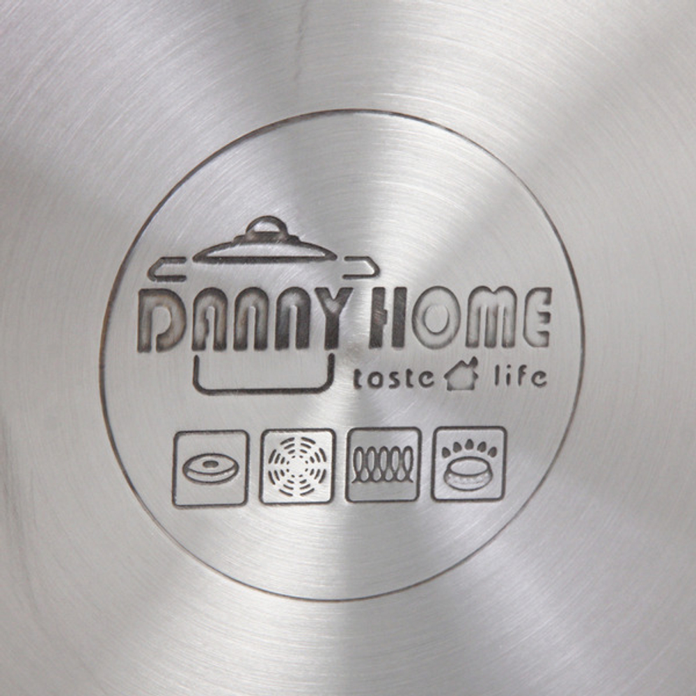 Набор посуды из нержавеющей стали ADELE 3 предмета (3 кастрюли 1,9л, 2,7л, 3,4л), DH08-6