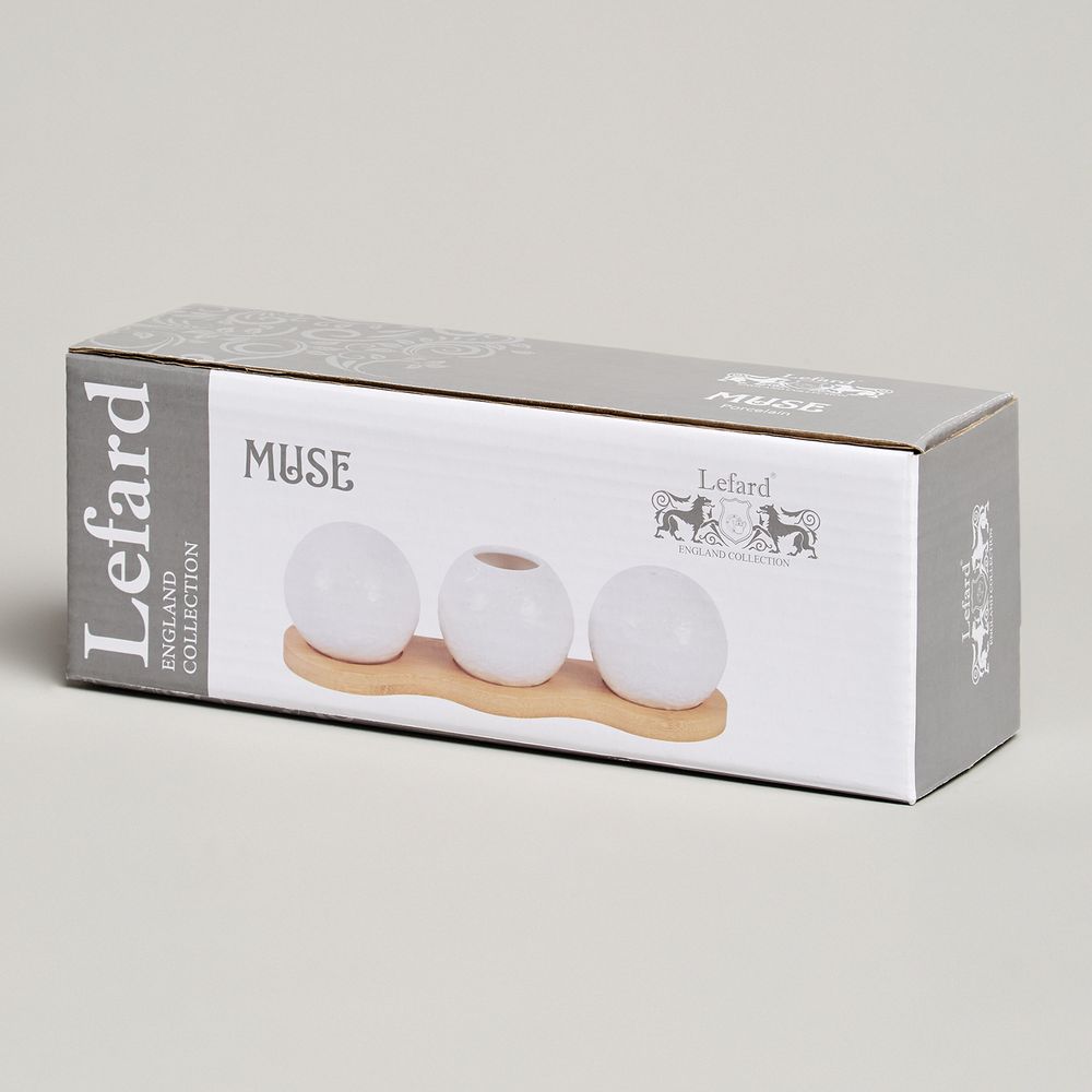 НАБОР ДЛЯ СПЕЦИЙ LEFARD "MUSE" 3 ПР. НА ДЕР.ПОДСТАВКЕ 20*6*6 СМ