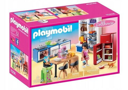 Конструктор Playmobil Кукольный дом 70206 Семейная кухня