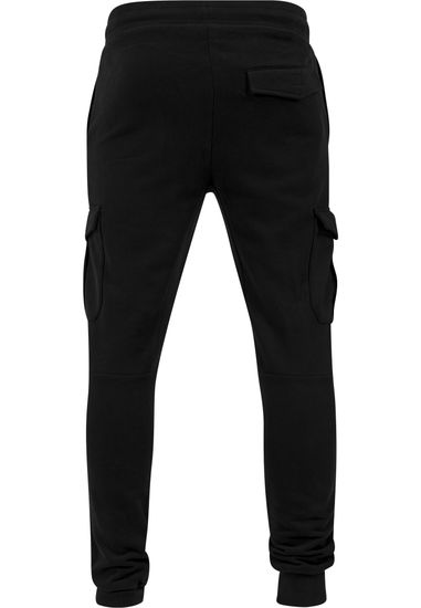 Брюки URBAN CLASSICS Fitted Cargo Sweatpants (Black)