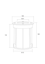 Уличный встраиваемый светильник Outdoor O043DL-01S
