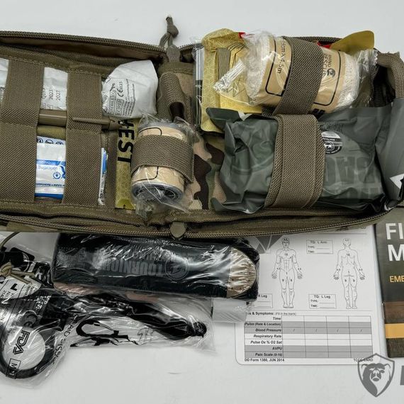 Тактическая аптечка “RHINO RESCUE” 15 в 1