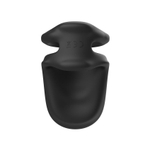 Стимулирующая насадка на пенис и мошонку (Цвет: черный)