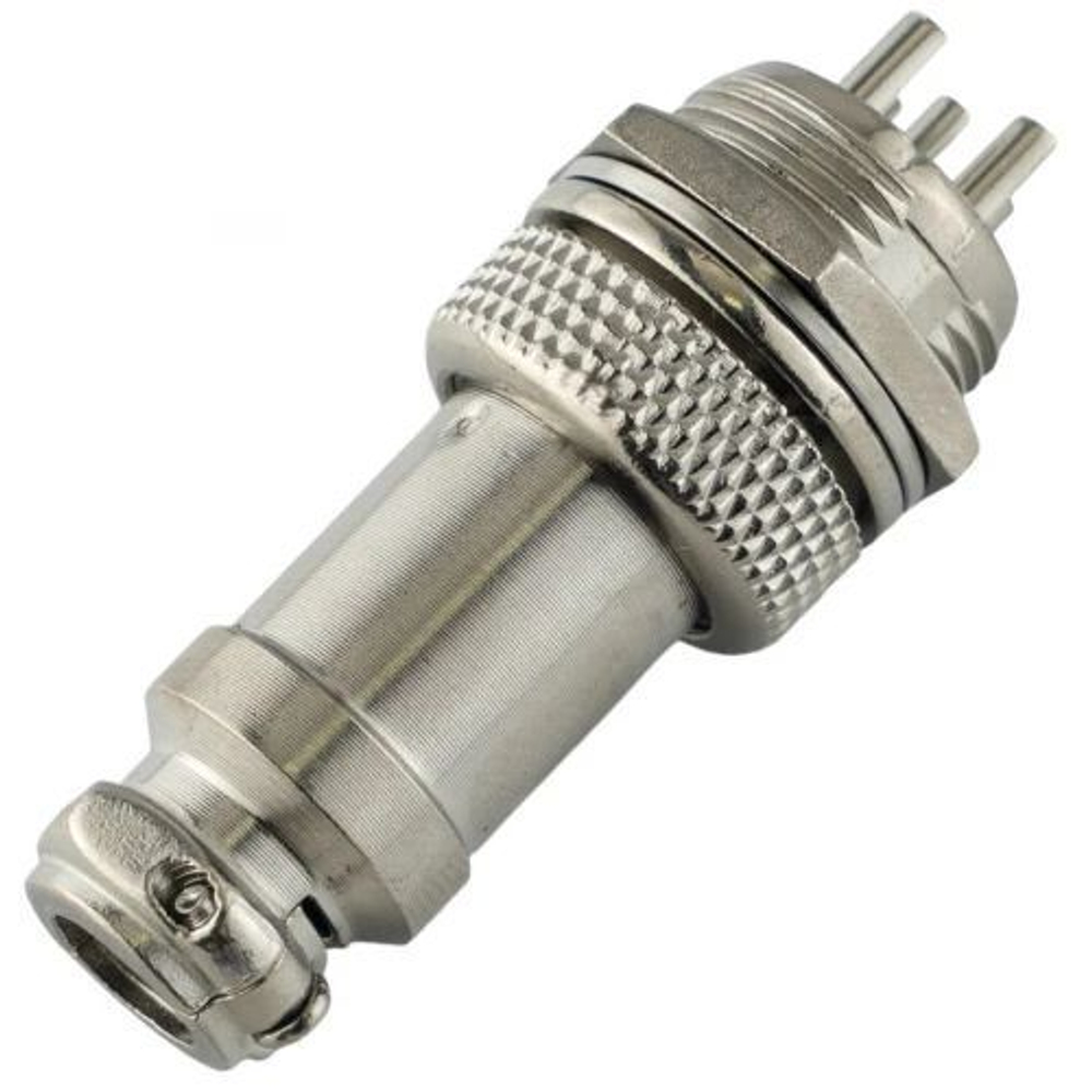 Авиационный разъем GX16 3Pin (штекер+гнездо)