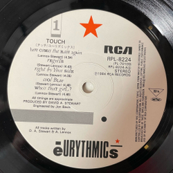 Винтажная виниловая пластинка LP Eurythmics Touch (Japan 1984) (Obi) The First Cut