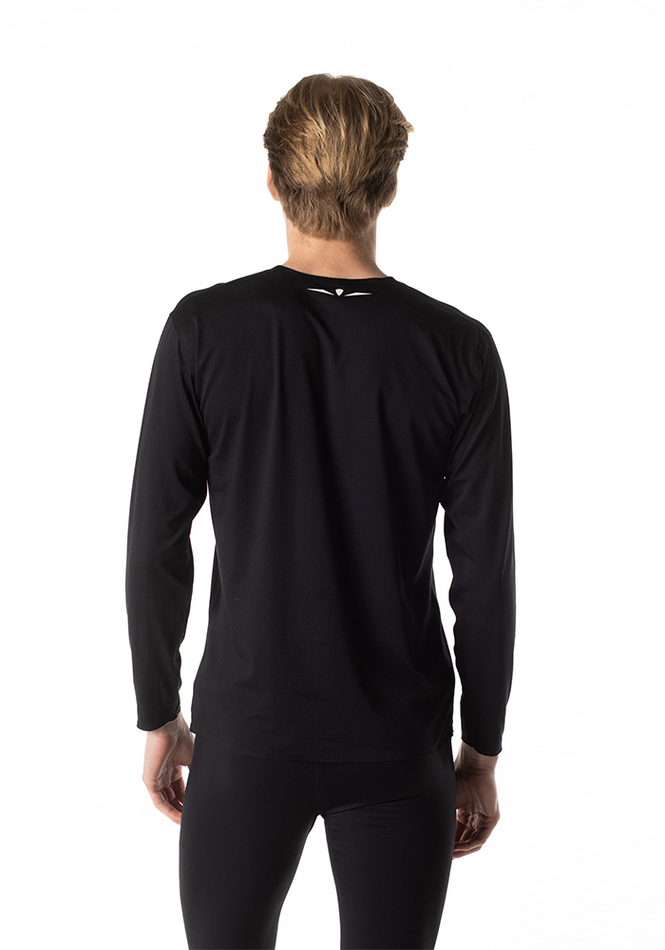 ЛОНГСЛИВ УТЕПЛЕННЫЙ МУЖСКОЙ WARM LONG SLEEVE TEE | BLACK