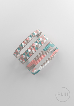 Схема PEYOTE, Схема браслета мозаичное плетение, узор из Miyuki Delica 11/0, файл PDF, №178