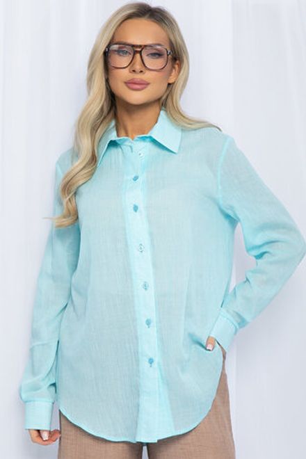 Рубашка Воздушное настроение (голубая) Б13188-7М LT Collection