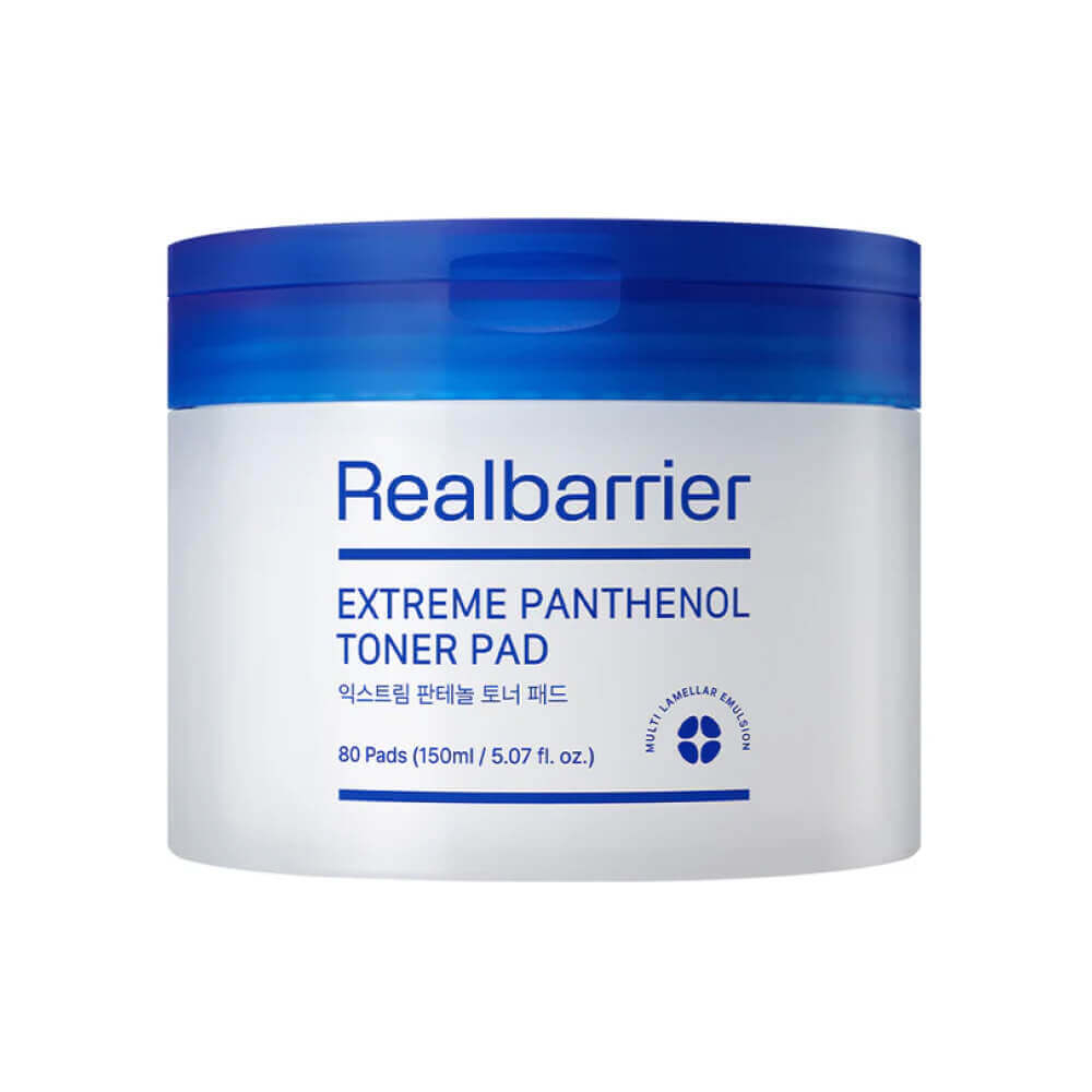 [Real Barrier] Extreme Panthenol Toner Pad (RENEWAL) - Тонер-пэды для интенсивного увлажнения с пантенолом, 150мл/80шт