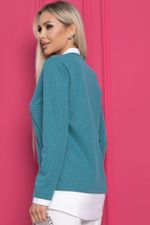 Джемпер "На высоте" (бирюза) Б8864 LT Collection