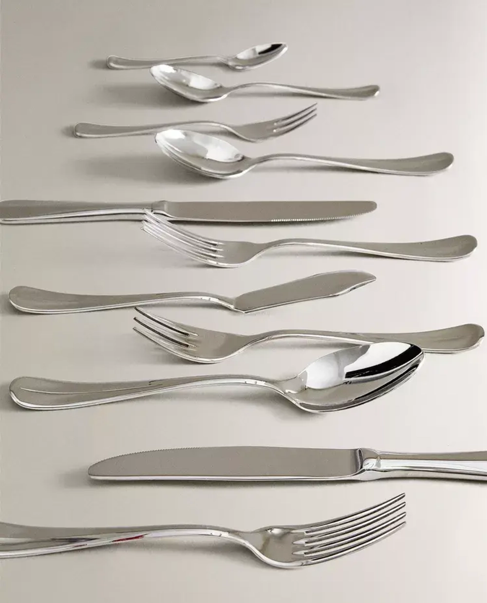 ZARA HOME СТАЛЬНАЯ ДЕСЕРТНАЯ ВИЛКА, СТАЛЬНОЙ