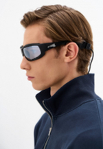 Спортивные очки LiP Typhoon / Matt Black - Black / PC Photochromic / ecLiPse Series ML Silver Smoke AF Lens
