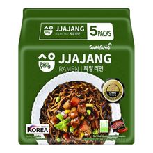Лапша быстрого приготовления Samyang Jjajang Ramen 80 г x 5 шт