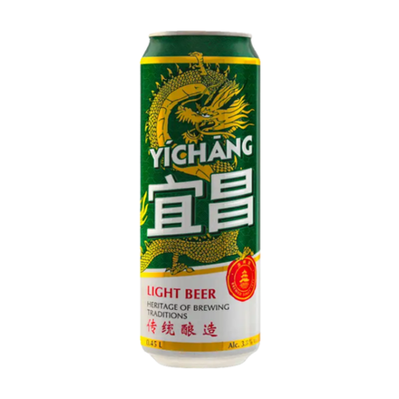 Пиво Yichang светлое 0,45 л ж/б