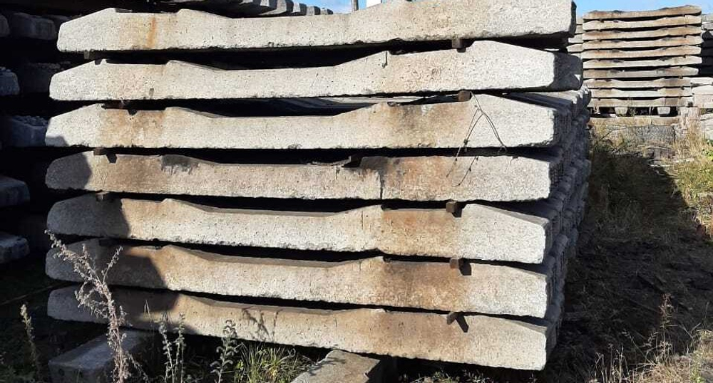 Шпала железобетонная Ш-1 б.у., старогодняя, ГОСТ 33320-2015, ГОСТ 10629-88