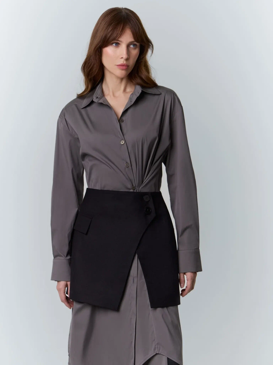 Рубашка удлиненная