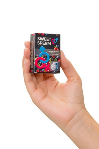 Таблетки для мужчин Sweet Sperm для изменения вкуса спермы 4 шт