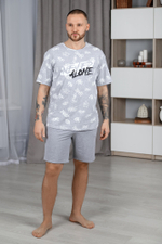 Комплект мужской шорты+футболка КП-089