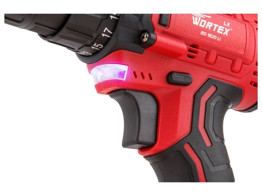 Аккум. дрель-шуруповерт WORTEX LX BD 1820 Li в чемодане ALL1