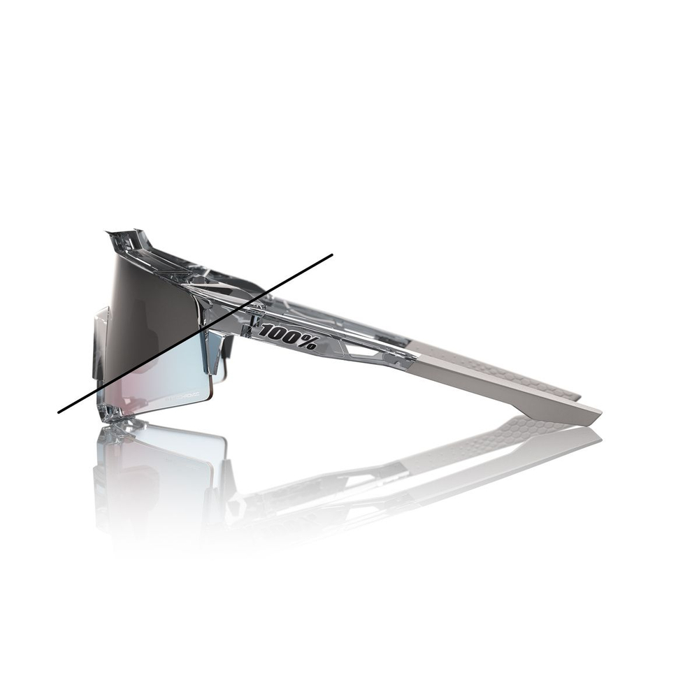 Спортивные очки 100% SPEEDCRAFT Polished Translucent Grey - Rose Gold Mirror Photochromic Lens