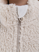 Куртка флисовая тедди "Бежевый"