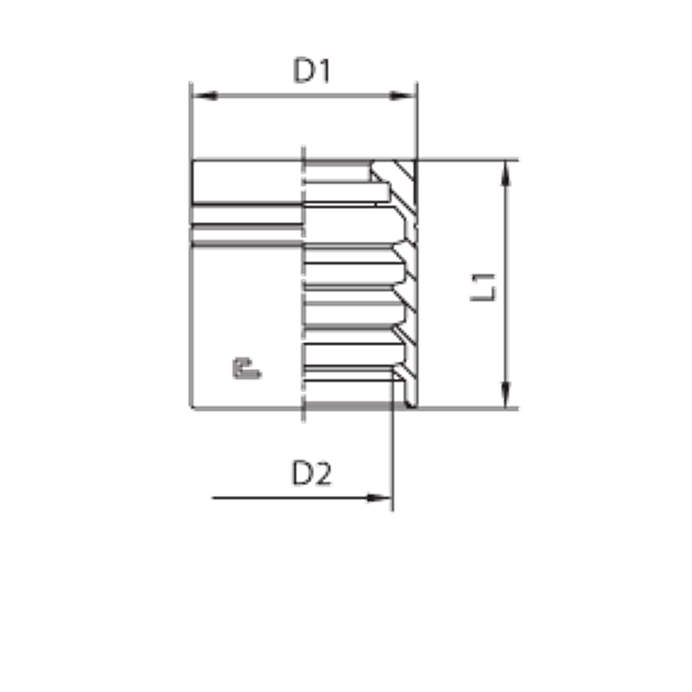 Муфта DN 38 2SN