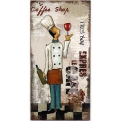 Картина "Coffee Shop" 70*35*4,5 см, P.L. Proff Cuisine