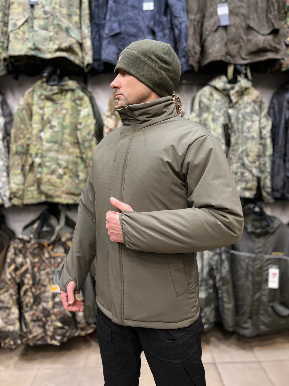 Куртка Двухсторонняя, GONGTEX Олива, Койот