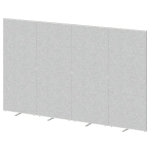 Ножка экрана - IKEA SIDORNA, 40x4x41см, светло-серый, СИДОРНА ИКЕА